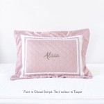 Egyptian Cotton Quilted Pillow - Bloom